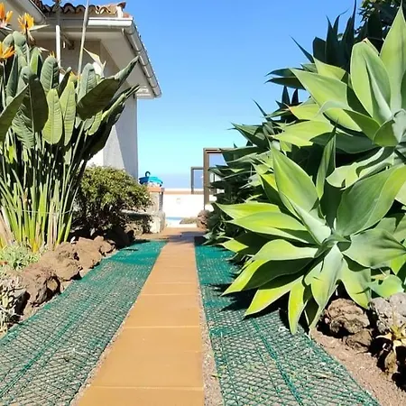 Heated Pool With Sea View Tranquil Retreat At Malvasia Garden Sauzal